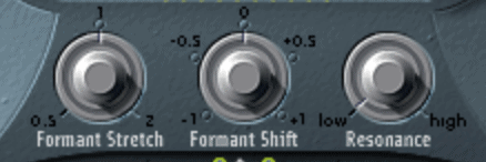 formant shifting