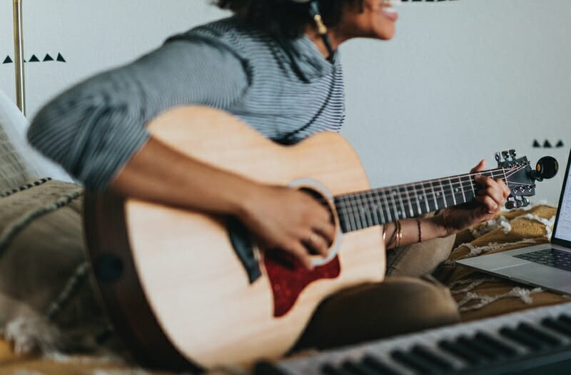 guitarist performing