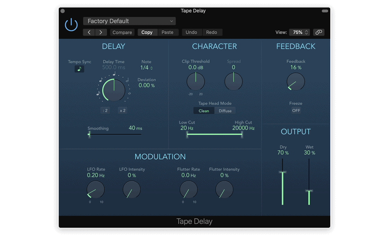 tape delay