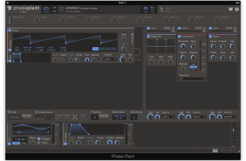 phase plant synth layout